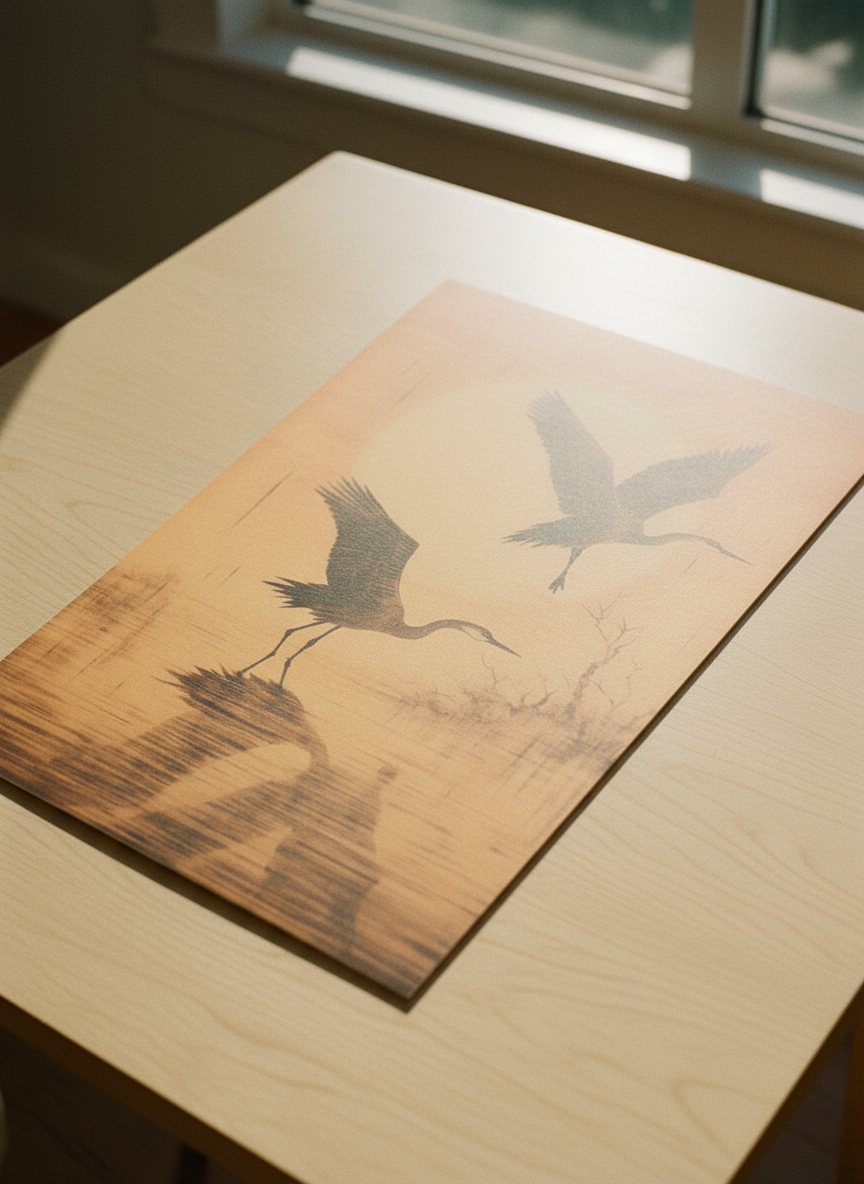 Cranes at Dusk