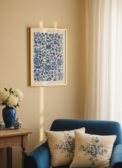 Blue Flower Pattern