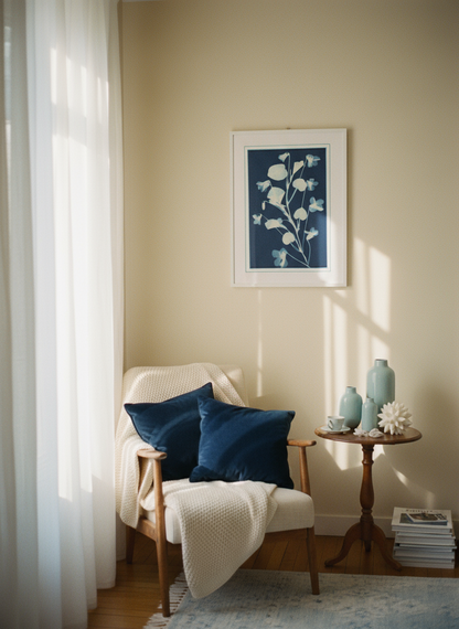 Cyanotype Botanical Study